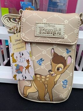 Primark Disney Classics Bambi Phone Holder Crossbody